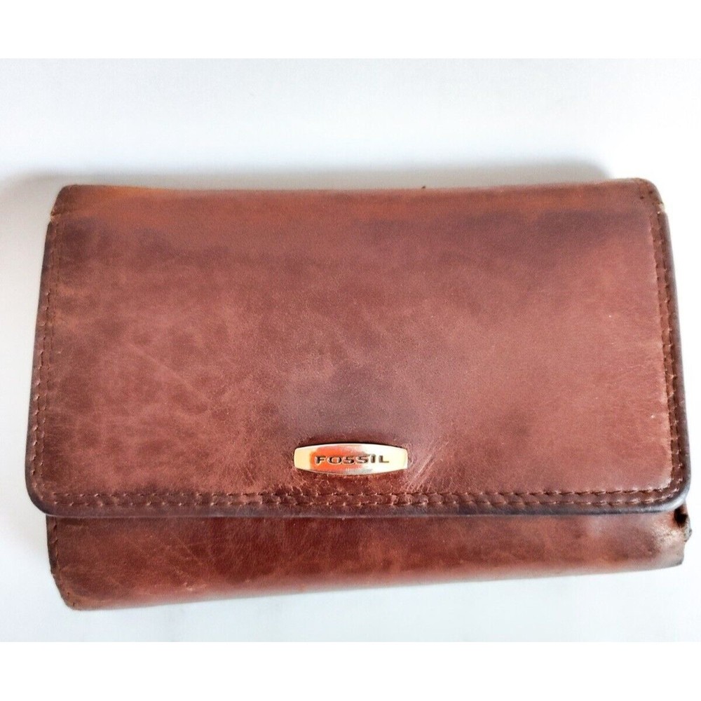 Fossil Brown Leather Wallet
